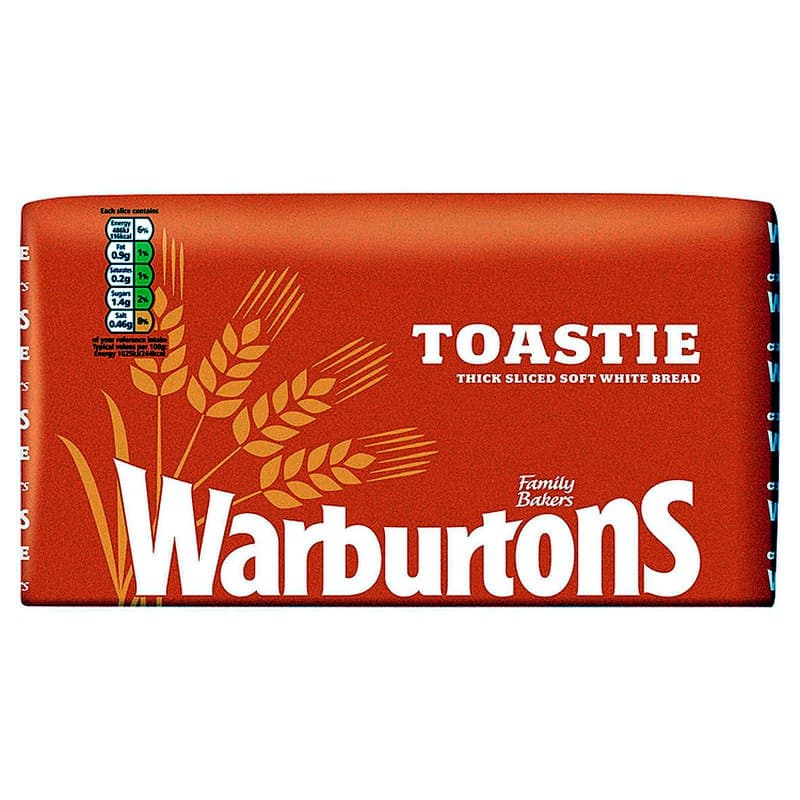 Warburtons Toastie Loaf 800g